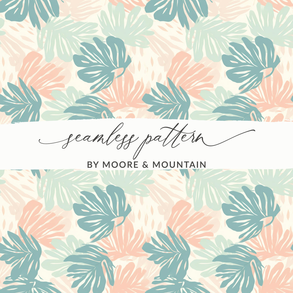 Moore & Mountain Floral Seamless Pattern Design