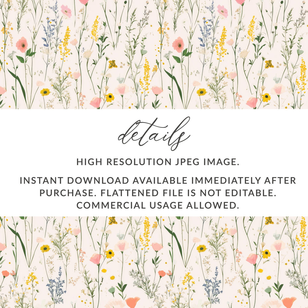 High Resolution Floral JPEG Image Instant Download