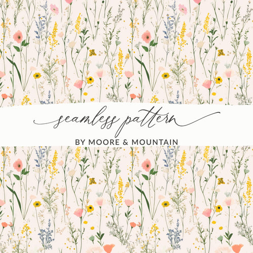 Floral Bloom Seamless Pattern by Moore & Mountain