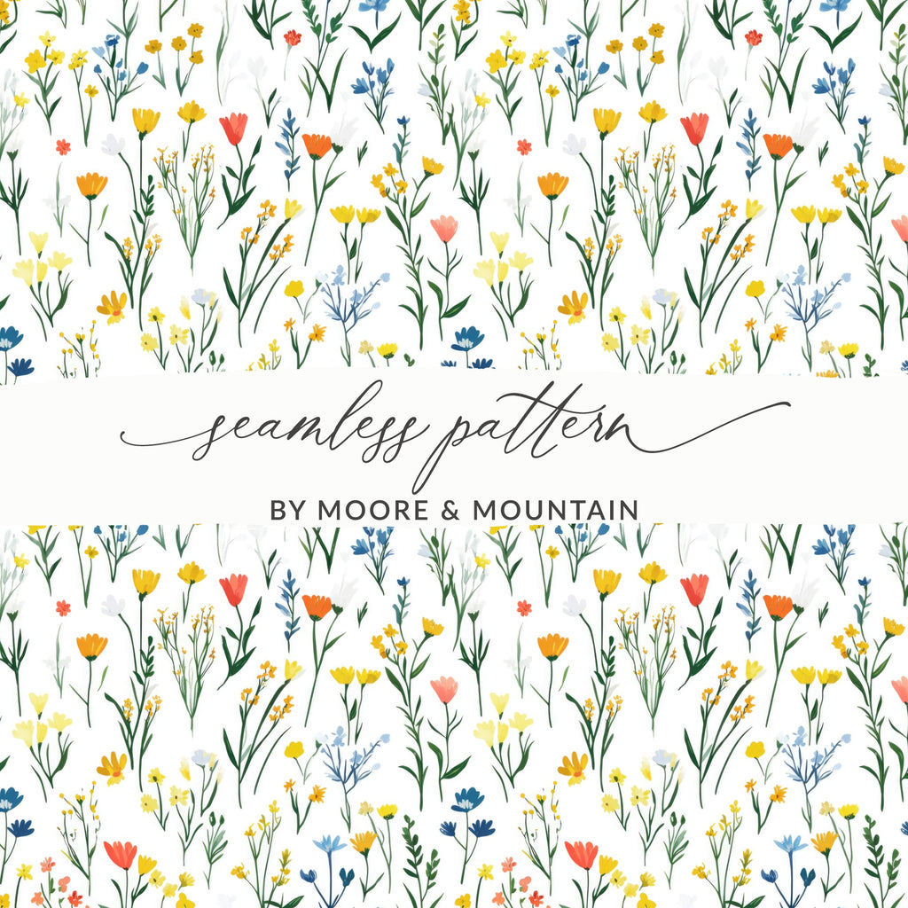 Seamless Floral Pattern by Moore and Mountain product