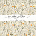 Moore & Mountain Seamless Floral Pattern Design