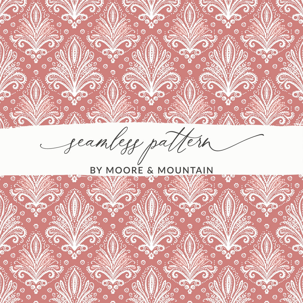 Moore & Mountain Seamless Pattern Design for Products