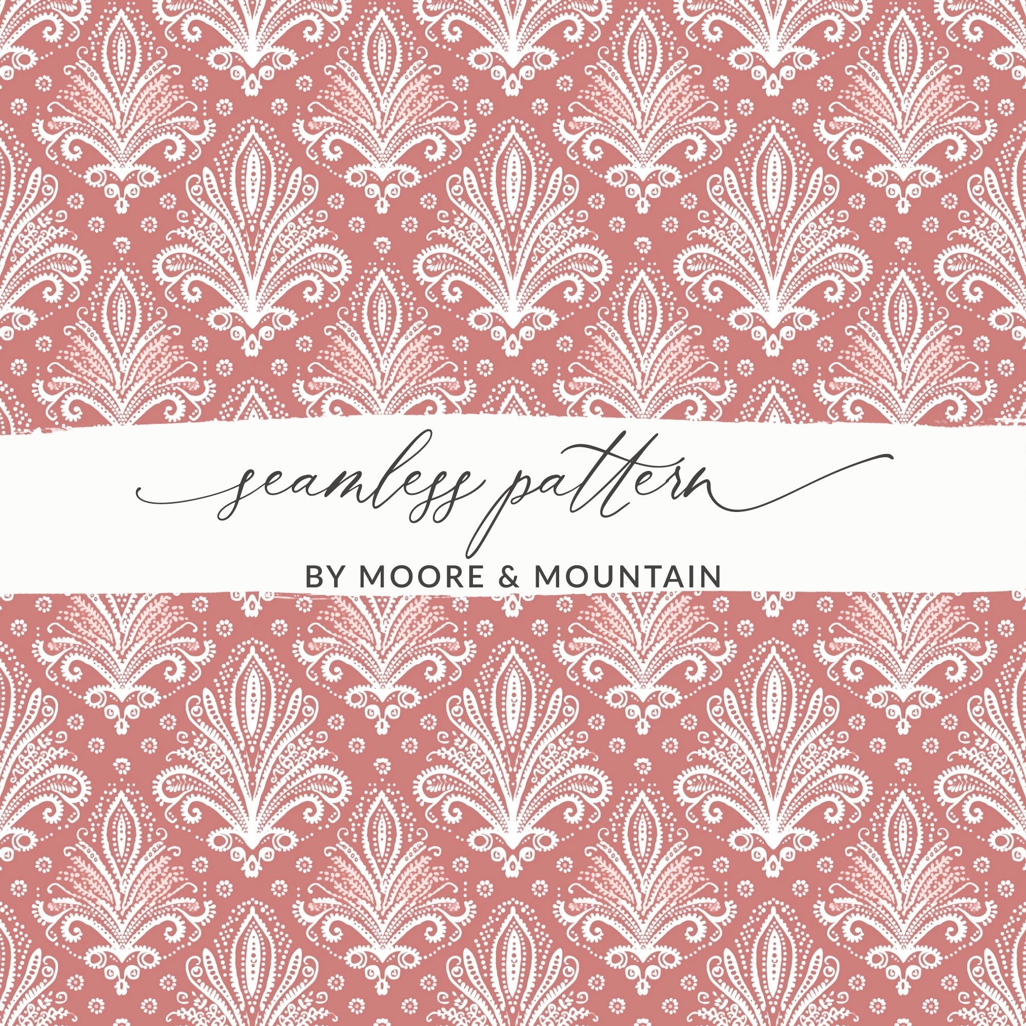 Moore & Mountain Seamless Pattern Design for Products