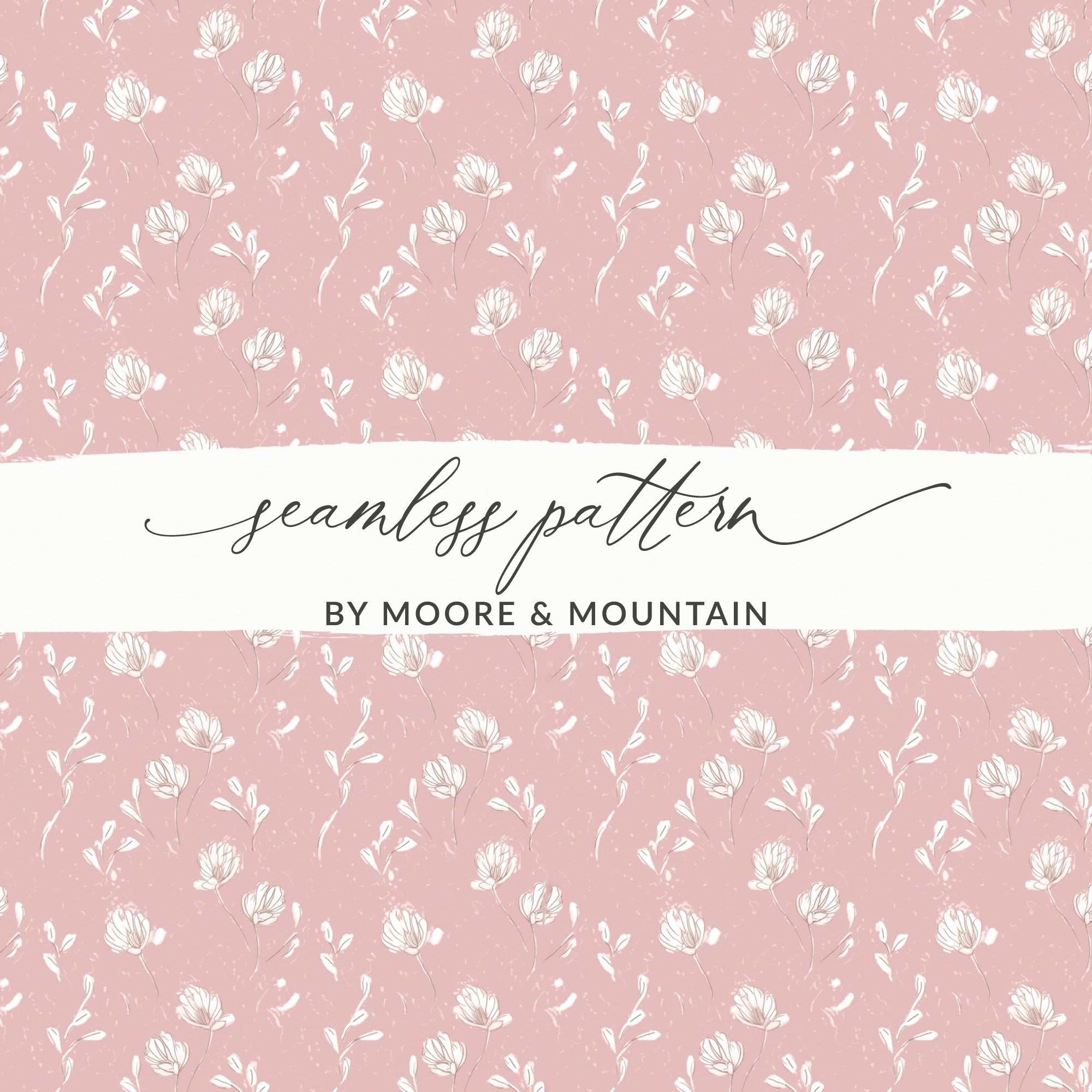 Seamless Floral Pattern by Moore & Mountain Pattern Design