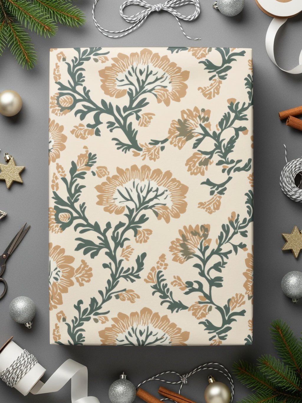 Blush Indian Floral Pattern Seamless Pattern Design - Moore and Mountain
