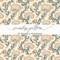 Blush Indian Floral Pattern Seamless Pattern Design - Moore and Mountain