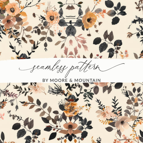 Seamless Floral Pattern by Moore & Mountain Design