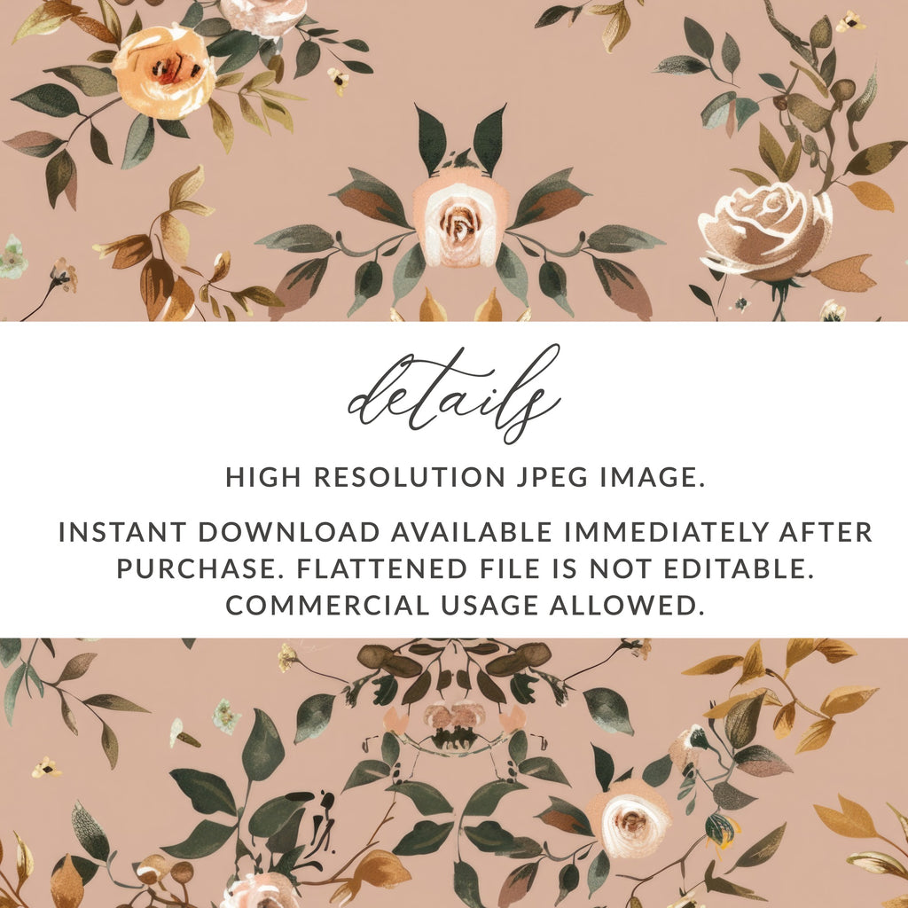 High Resolution Digital Floral Printable Art Instant Download