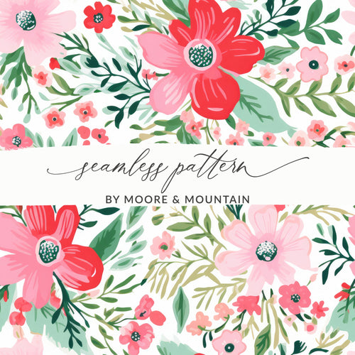 Seamless Floral Pattern by Moore & Mountain