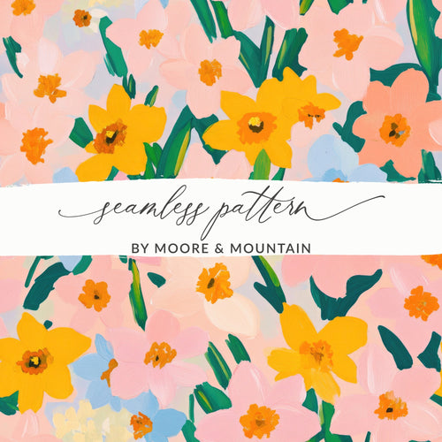 Seamless Floral Pattern By Moore & Mountain