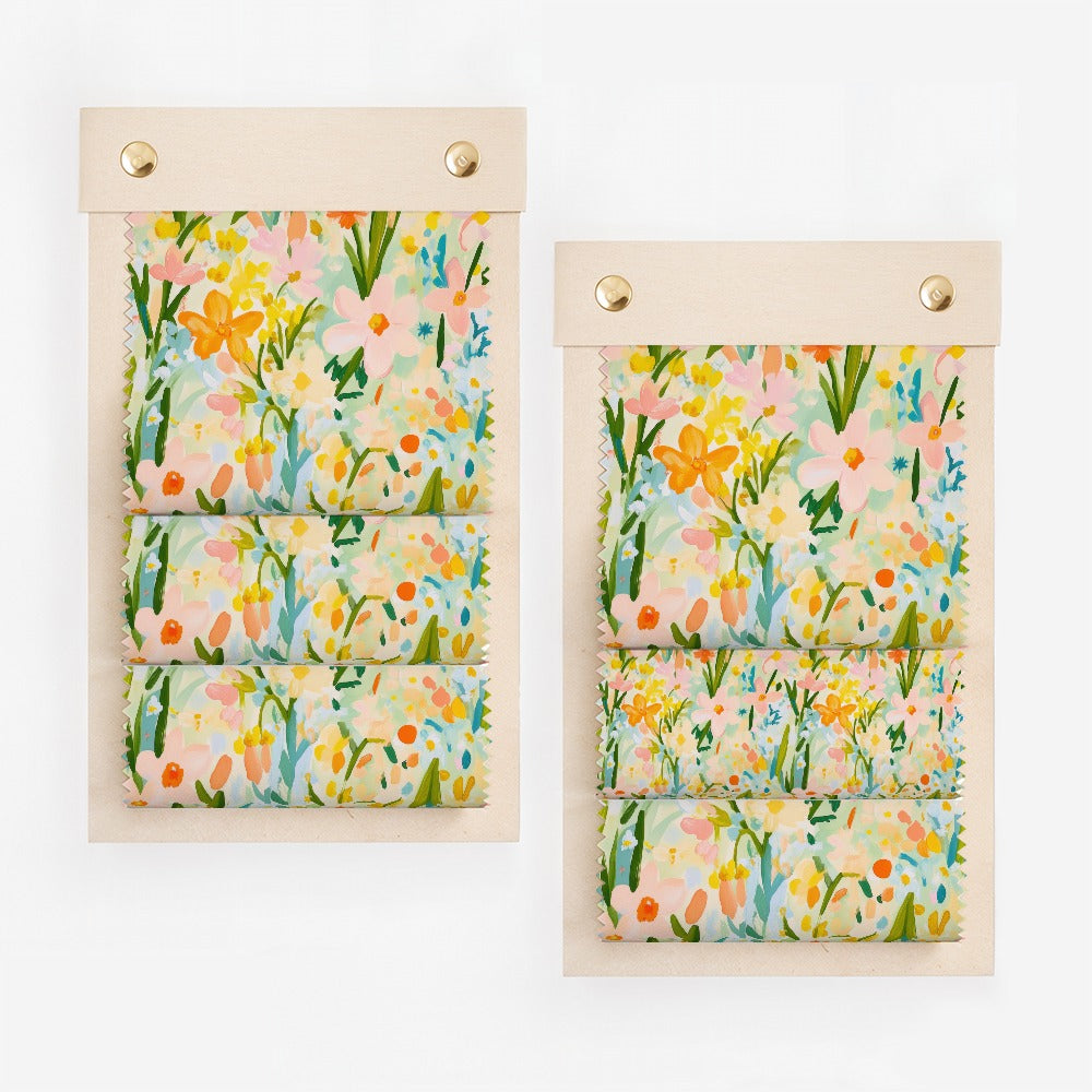Vibrant Floral Patterned Fabric Rolls for Crafting Use