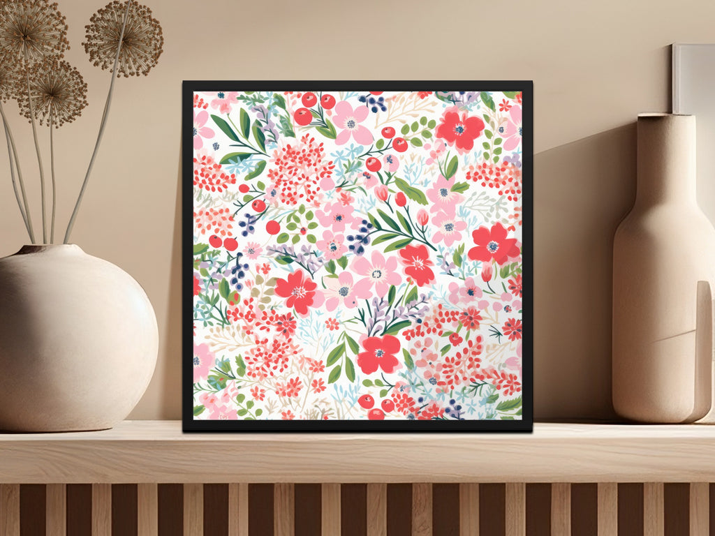 Floral Botanical Artwork Print for Home Decoration
