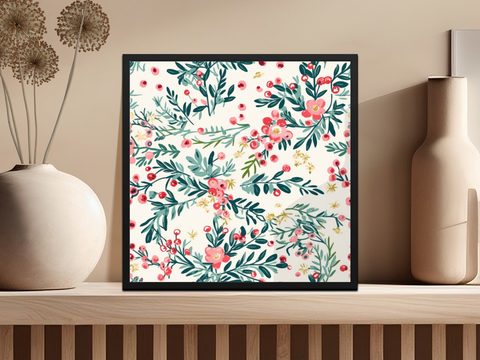 Floral Botanical Art Print for Home Decor Product