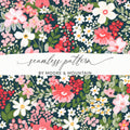 Colorful Floral Seamless Pattern by Moore & Mountain