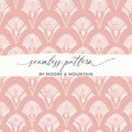 Elegant Pink and White Seamless Pattern Design