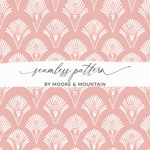 Elegant Pink and White Seamless Pattern Design
