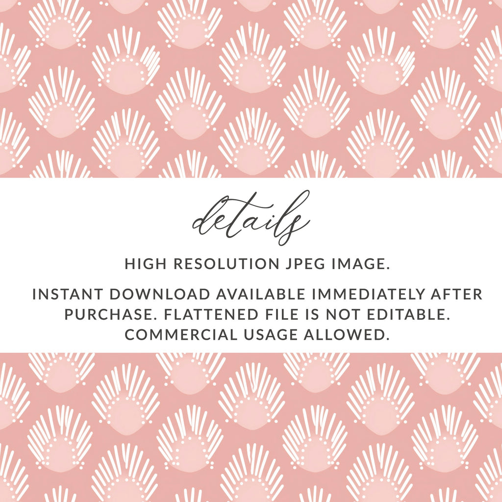 Pink and White Digital Pattern Instant Download JPEG Image