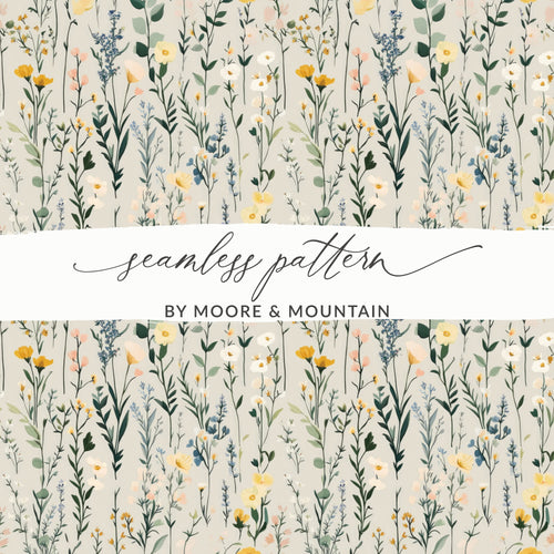 Seamless Floral Pattern by Moore & Mountain design