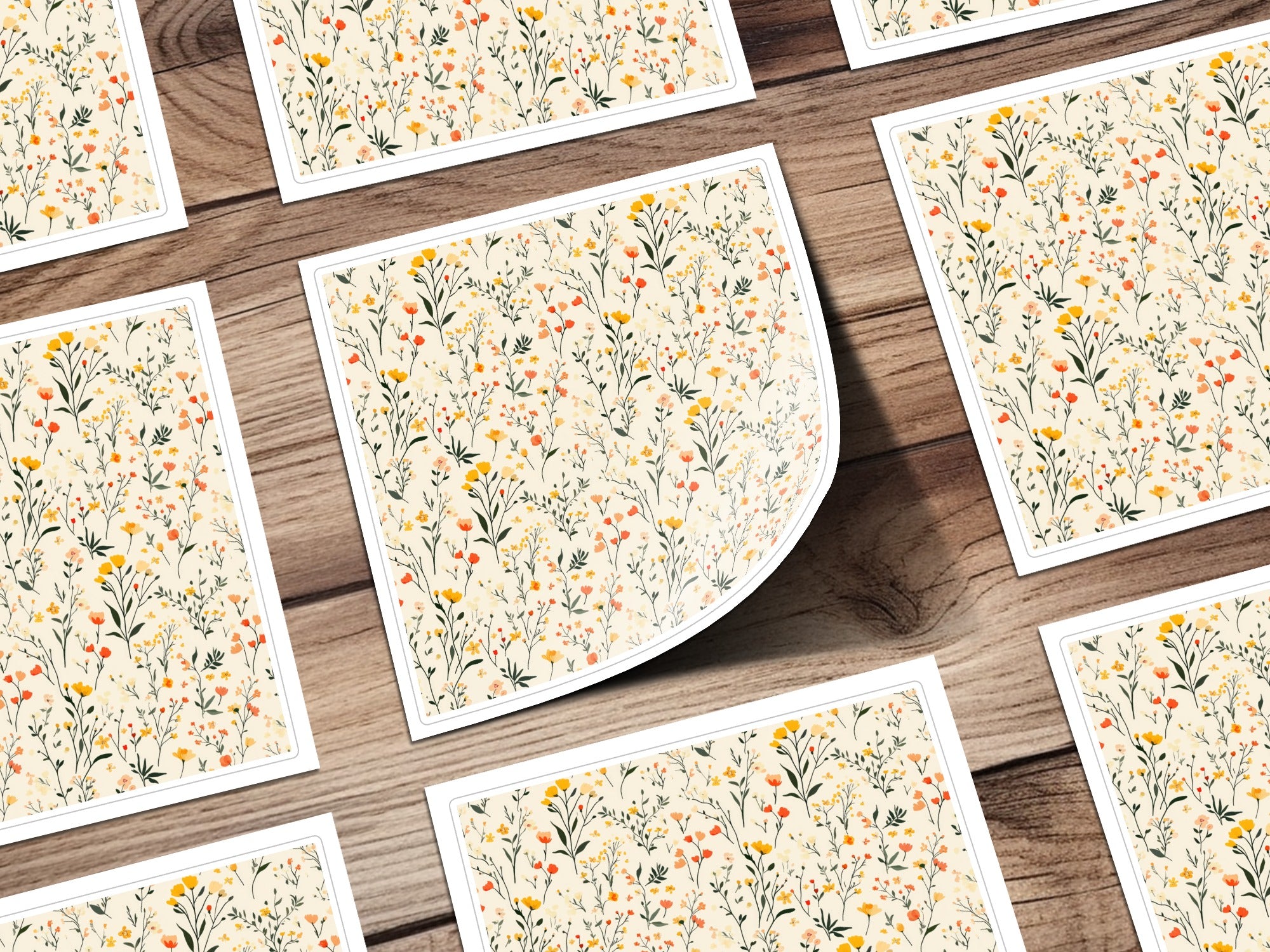 Vintage Floral Botanical Pattern Art Prints Product