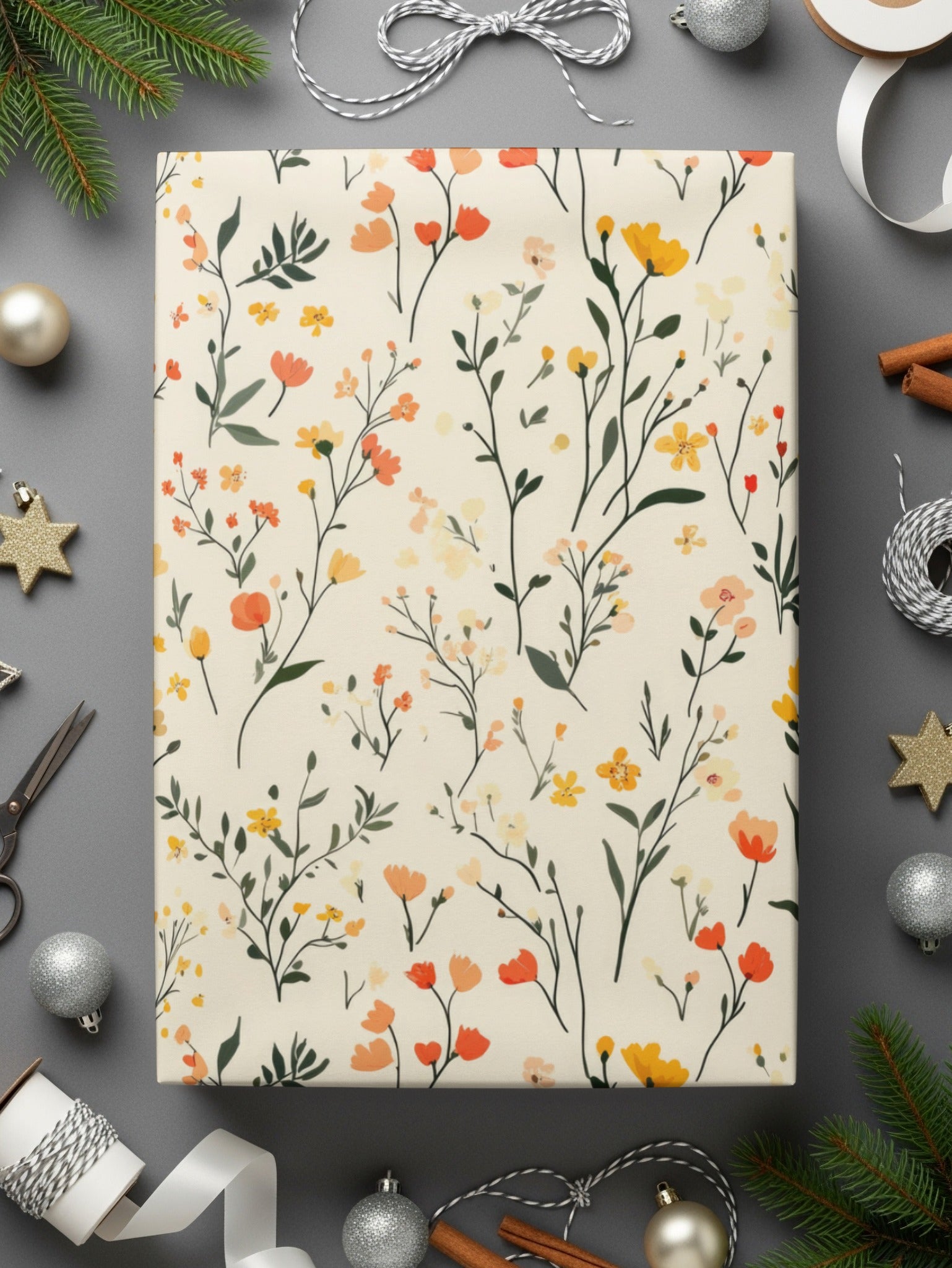 Floral Patterned Gift Wrapping Paper for All Occasions