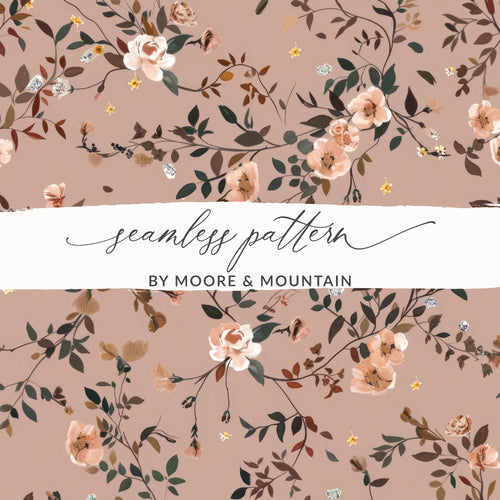 Seamless Floral Pattern by Moore & Mountain Design