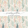 Abstract Multicolor Seamless Pattern by Moore Mountain