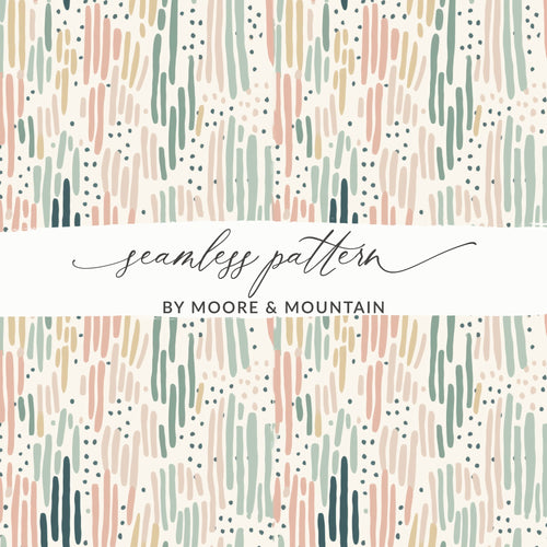 Abstract Multicolor Seamless Pattern by Moore Mountain