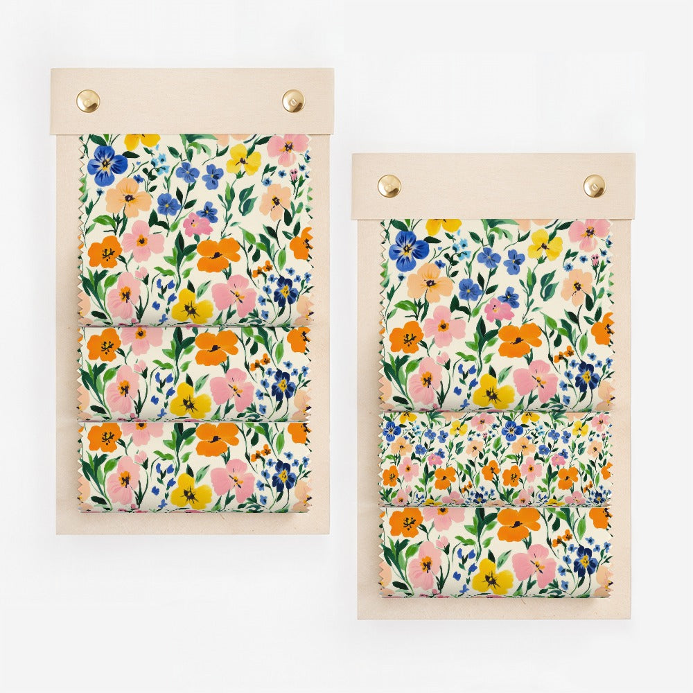 Colorful Floral Pattern Magnetic Bulletin Board