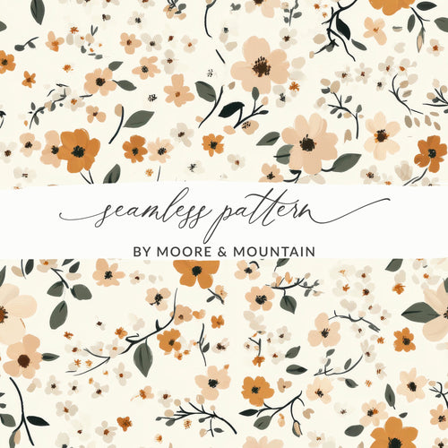 Floral Seamless Pattern by Moore & Mountain Design