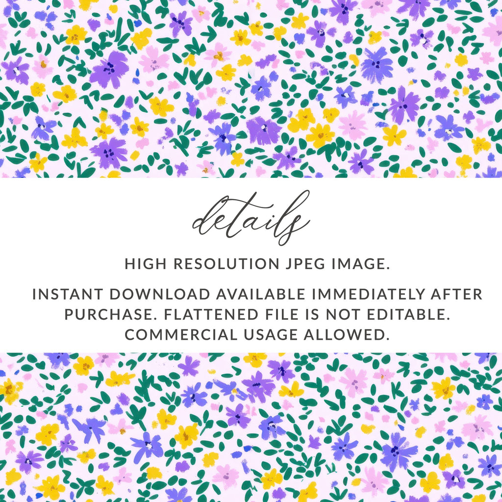 High Resolution Floral JPEG Image for Instant Download