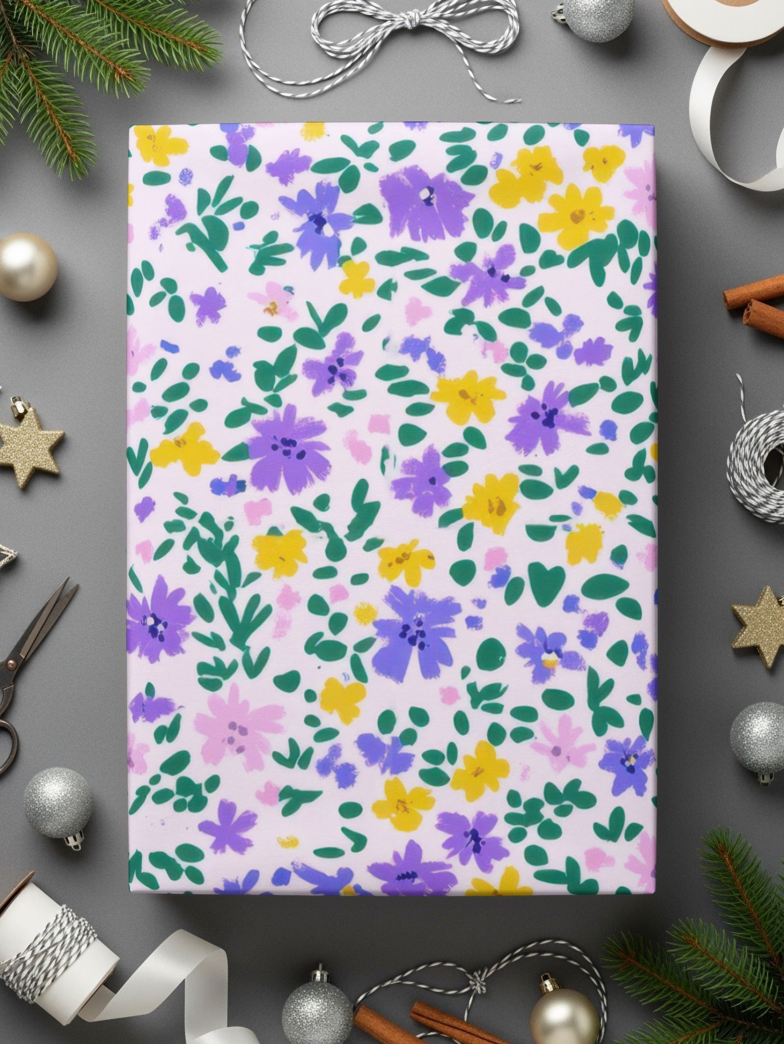 Floral Patterned Gift Wrap for Special Occasions