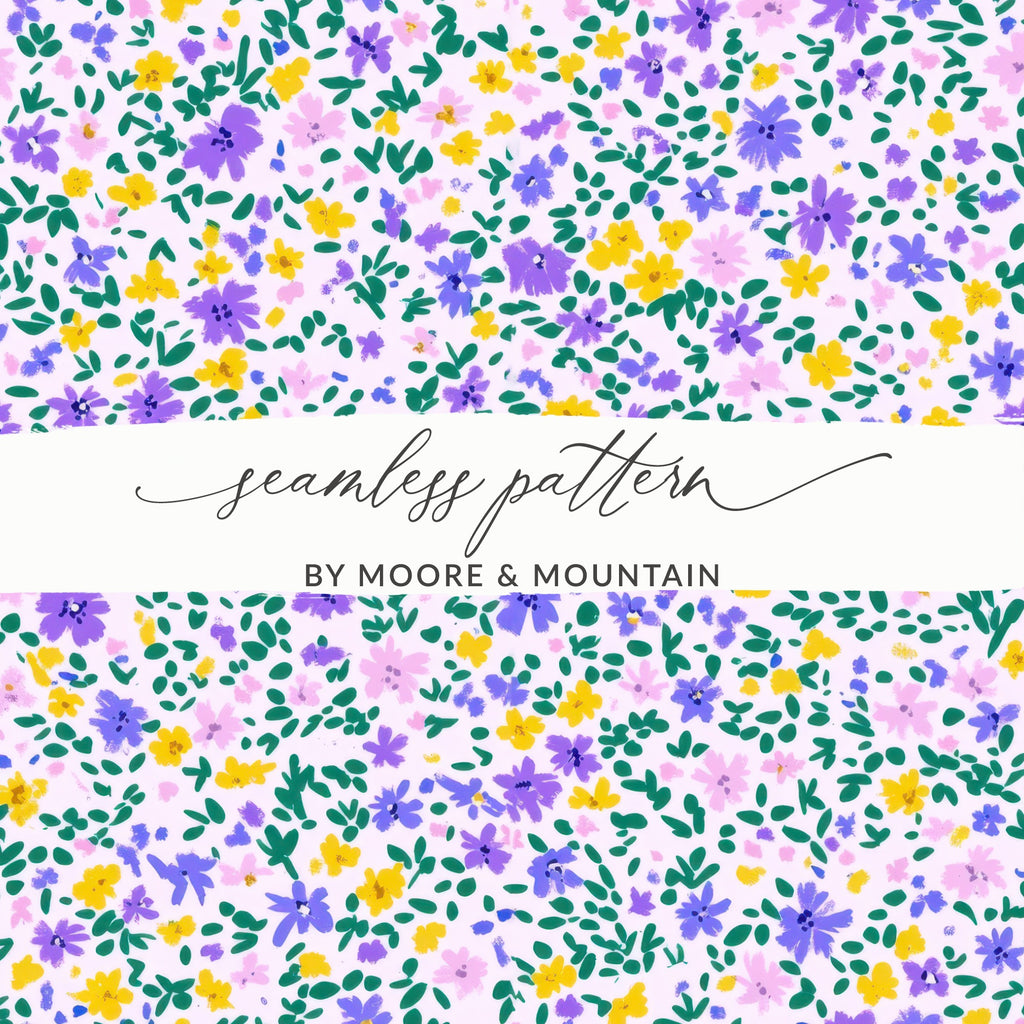 Seamless Pattern by Moore and Mountain Floral Design