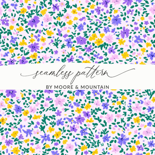 Seamless Pattern by Moore and Mountain Floral Design