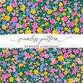 Bright Floral Seamless Pattern by Moore & Mountain