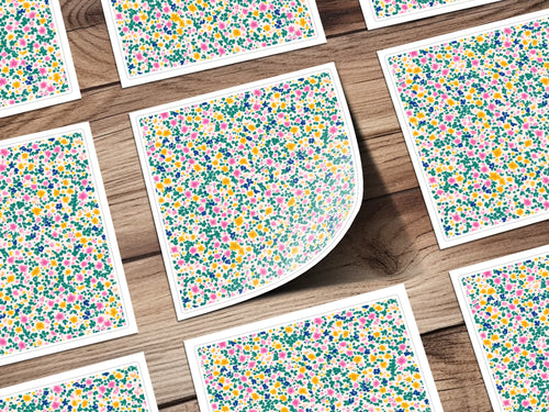 Colorful Floral Pattern Art Prints for Home Decor