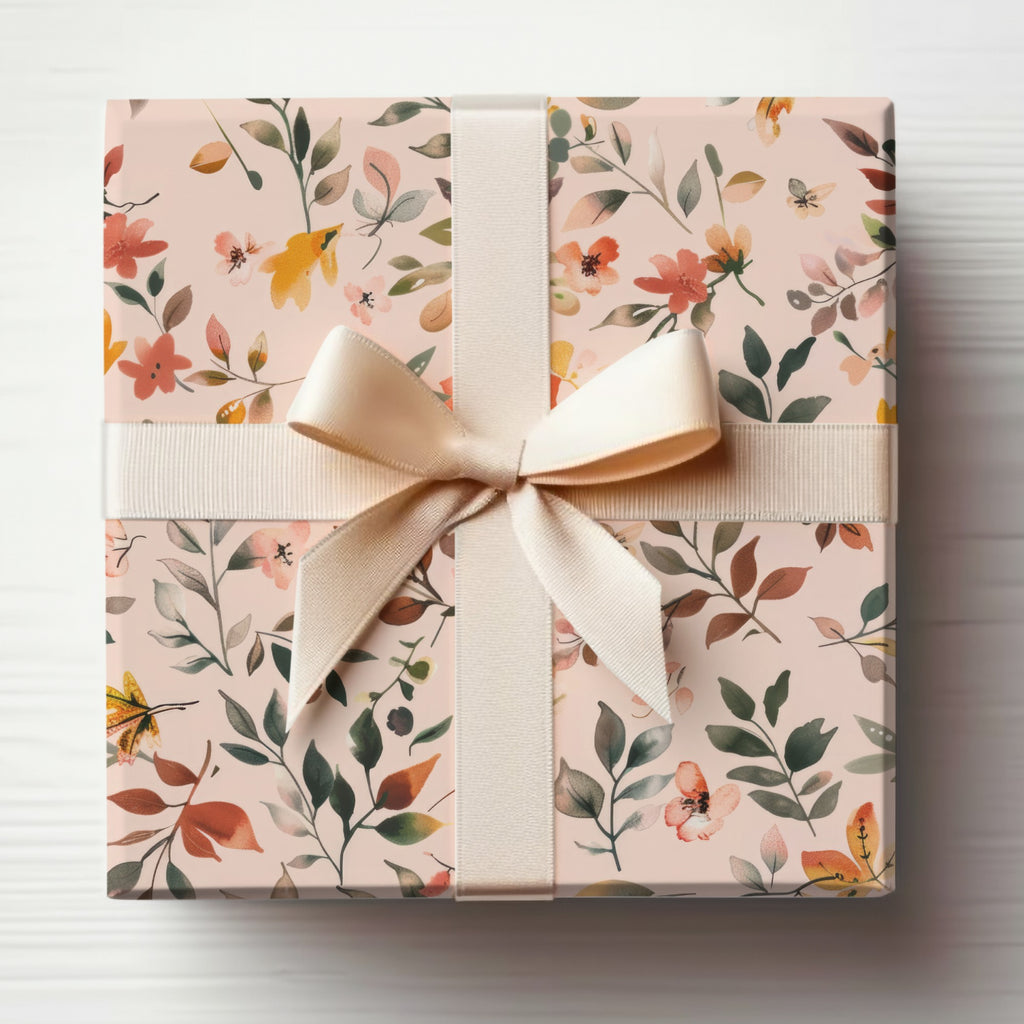 Elegant Floral Gift Box with Bow for Special Occasions