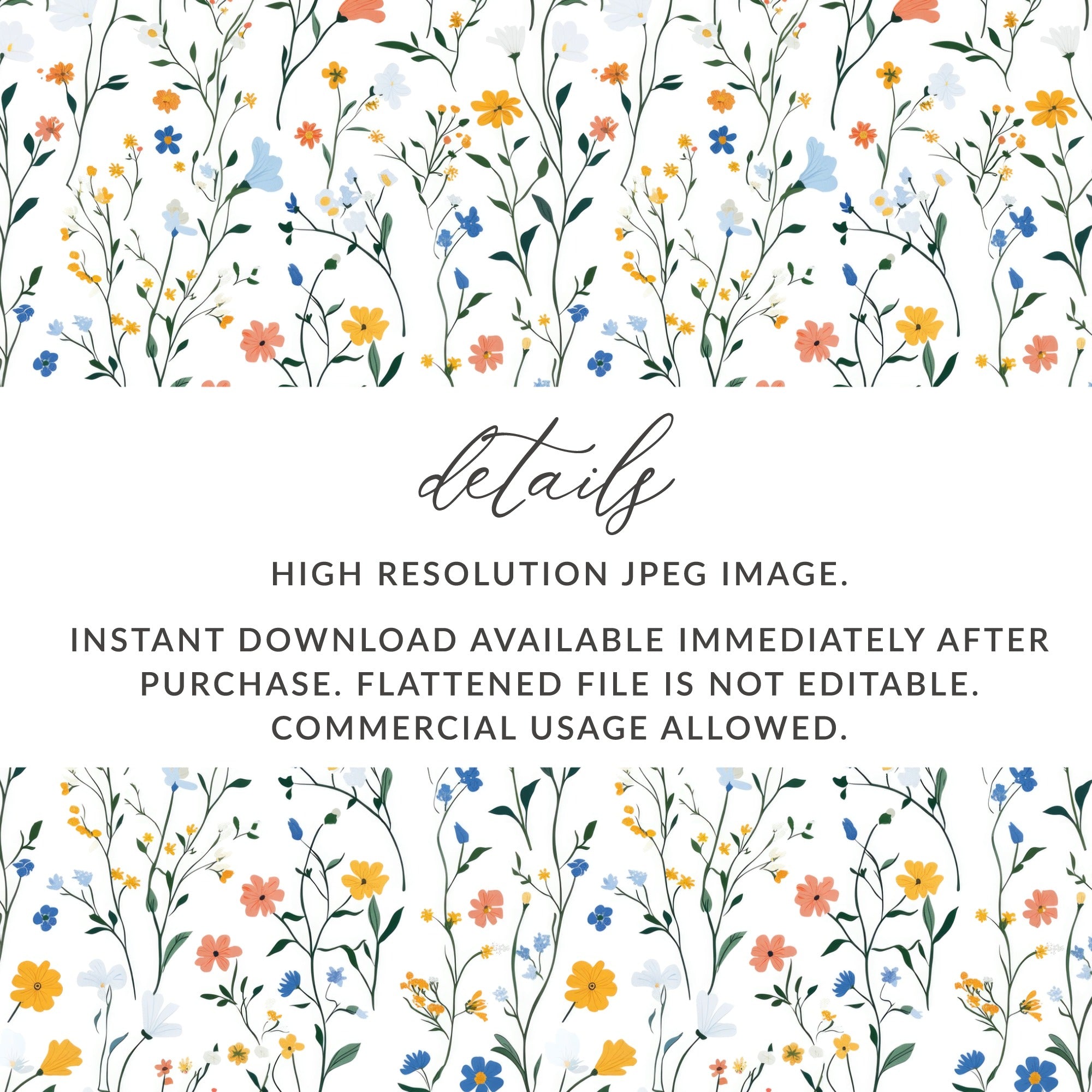 Beautiful Floral High-Resolution Instant Download Image