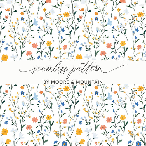 Seamless Floral Pattern by Moore & Mountain Design