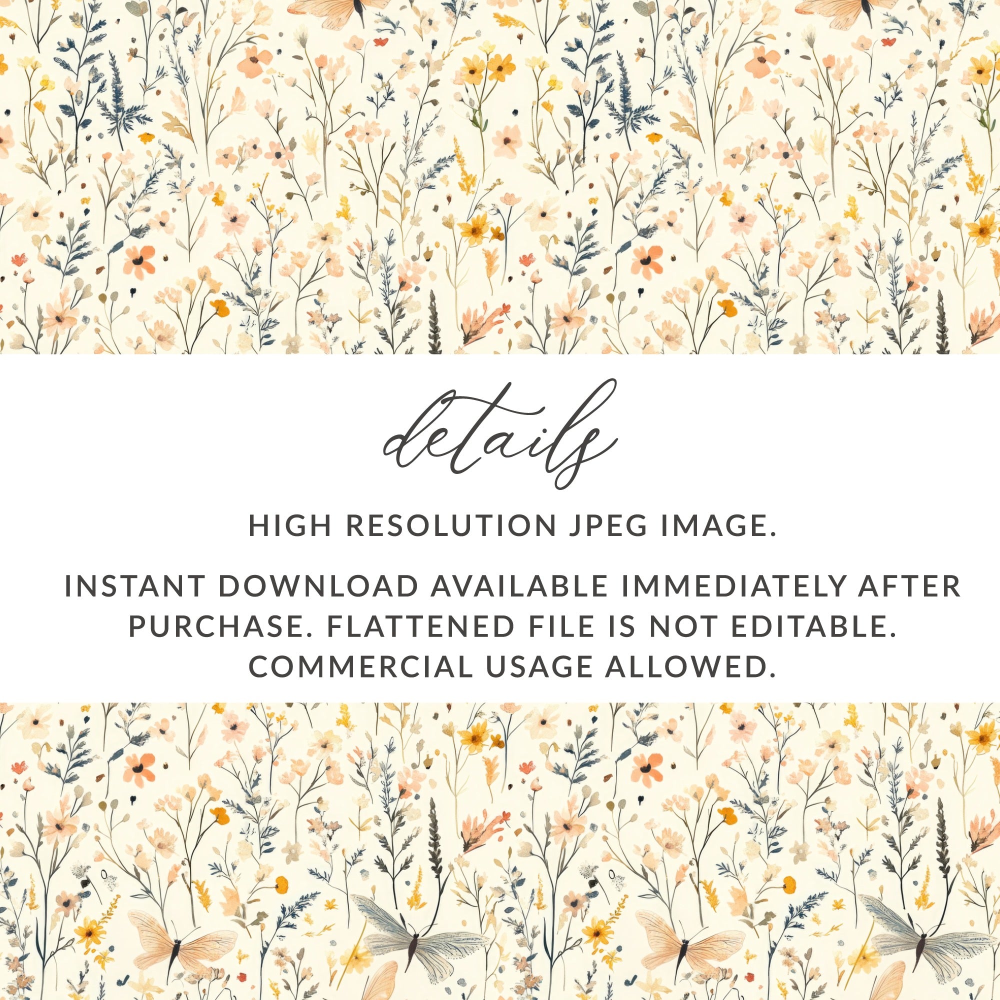 Beautiful Floral Pattern High Resolution JPEG Image