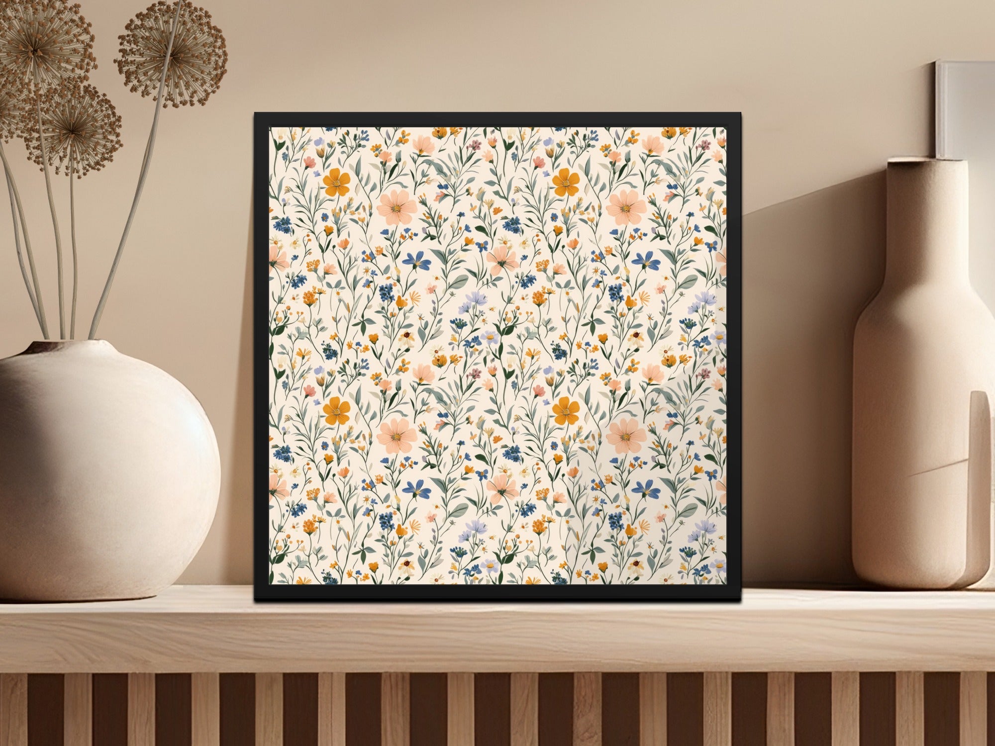 Beautiful Wildflower Botanical Art Print for Home Decor