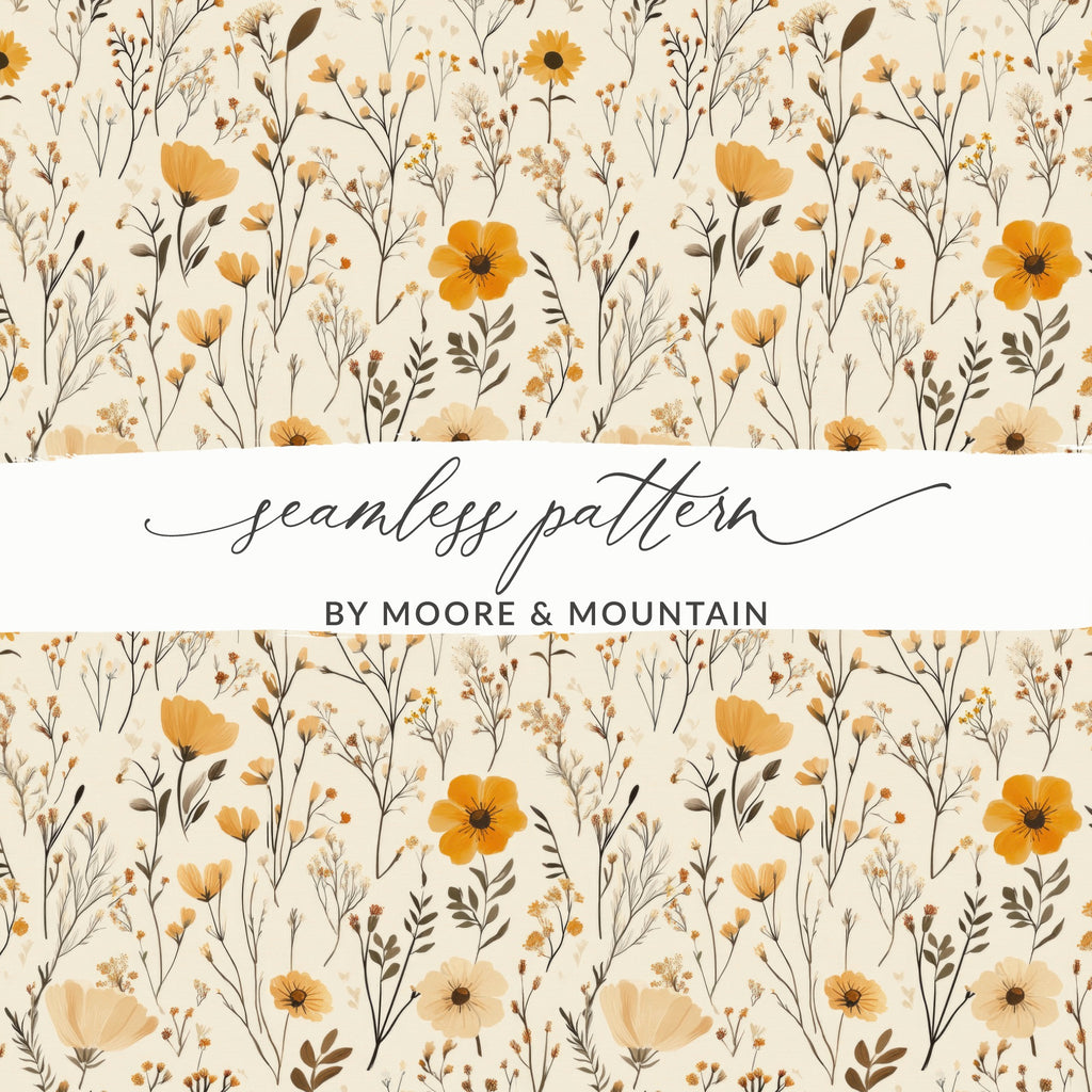 Seamless Floral Pattern by Moore & Mountain Design