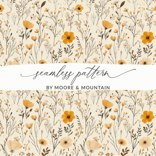 Seamless Floral Pattern by Moore & Mountain Design