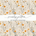 Beautiful Floral Seamless Pattern by Moore & Mountain Design