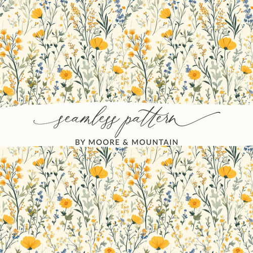 Seamless Pattern by Moore & Mountain Floral Design
