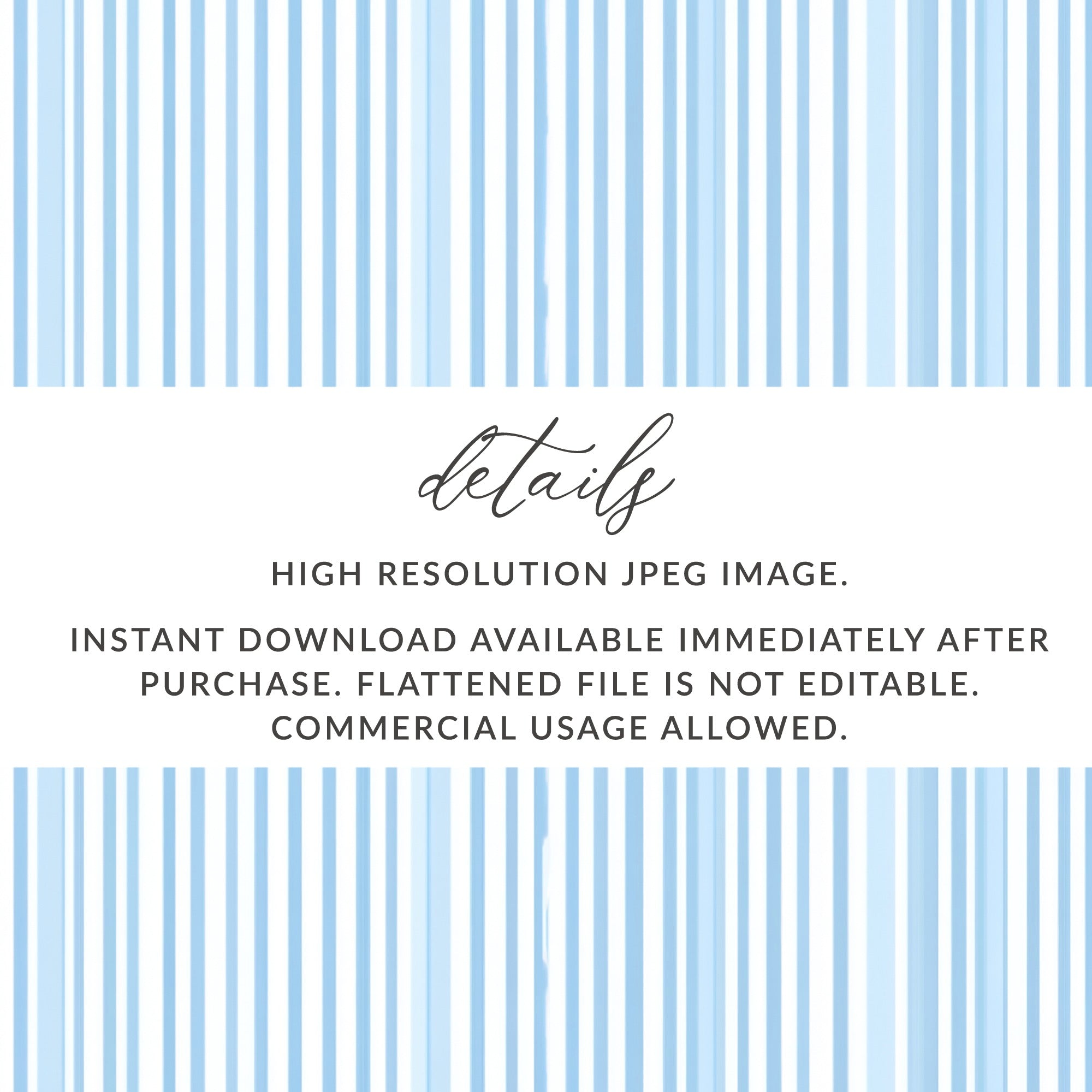 Boy Baby Shower Striped Backdrop Background Pattern Digital - Moore and Mountain