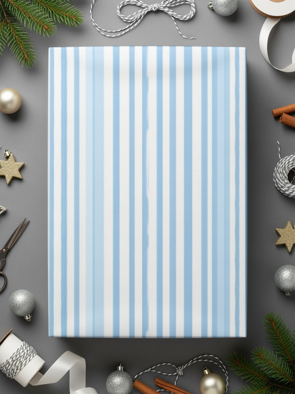 Boy Baby Shower Striped Backdrop Background Pattern Digital - Moore and Mountain