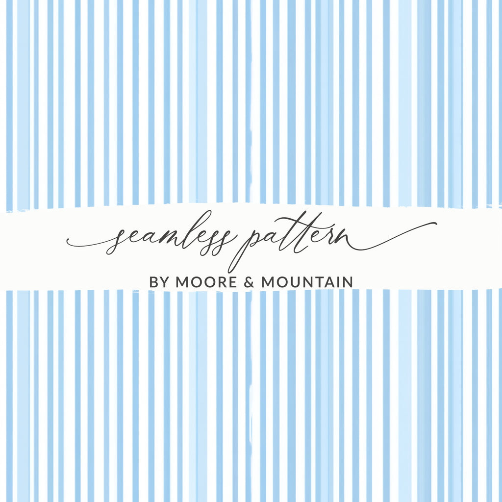 Boy Baby Shower Striped Backdrop Background Pattern Digital - Moore and Mountain