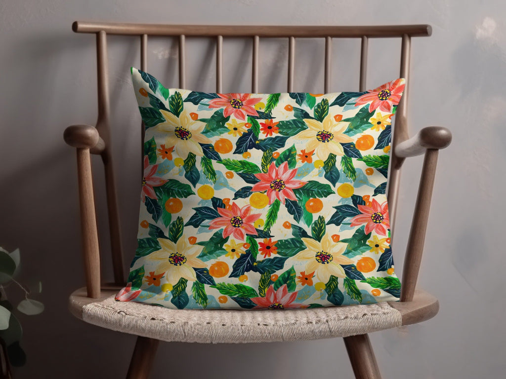 Bright Floral and Citrus Pattern Seamless Surface Design Digital - Moore and Mountain