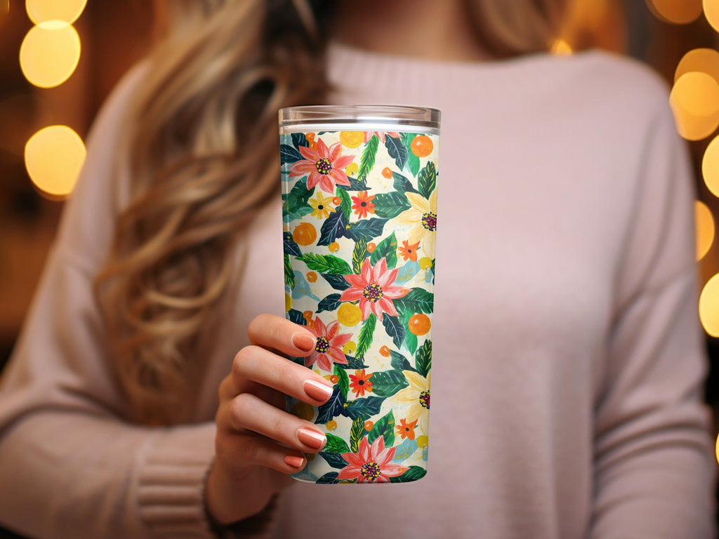 Bright Floral and Citrus Pattern Seamless Surface Design Digital - Moore and Mountain