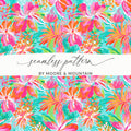 Vibrant Floral Seamless Pattern by Moore & Mountain